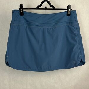 Free Fly Women Active Skort Blue Dusk Sz Large Athletic Running Exercise Perform